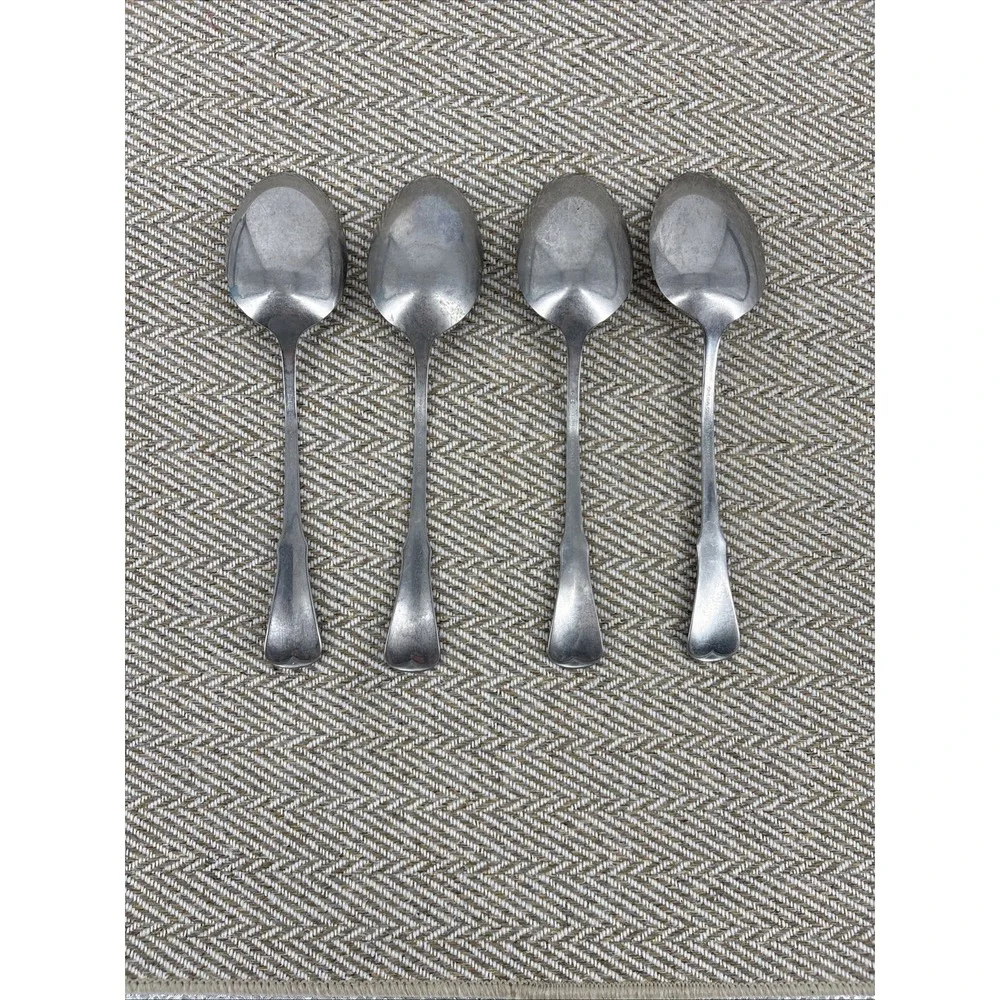 Oneida Patrick Henry Set of 4 Serving Spoons Community Stainless Flatware Lot